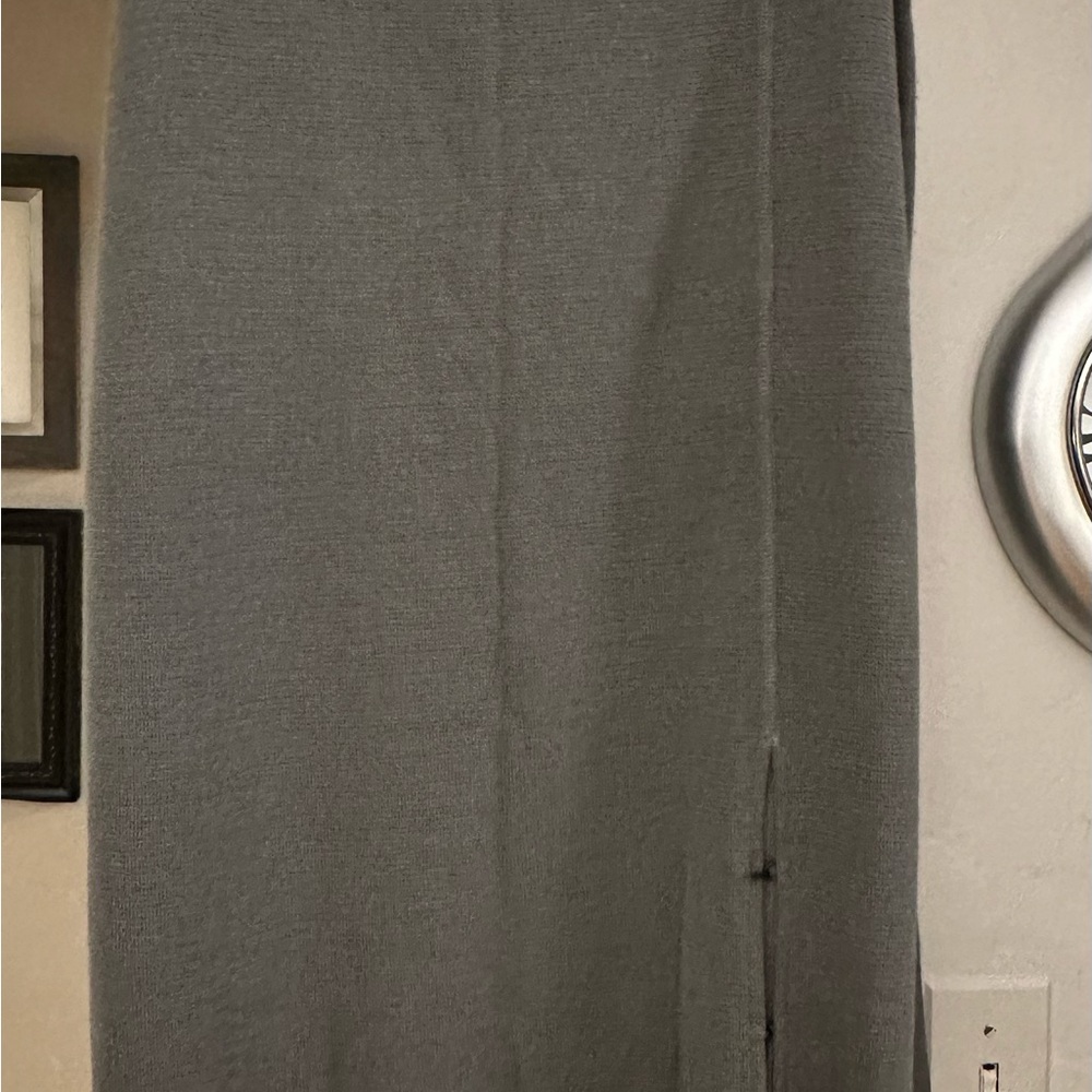 Roni Rabl Charcoal Knit Maxi Skirt. Slit in front. Last chance!